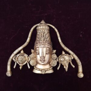 Brass Thirupathi Venkatachalapathy Face Wall Hanging