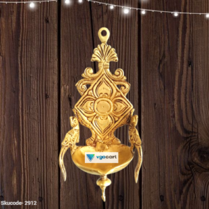brass wall hanging diya home decor pooja idols showroom gift buy online india 1