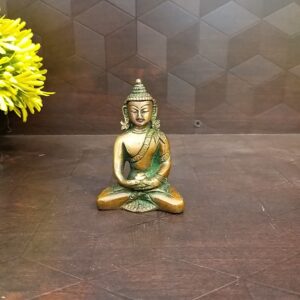 brass buddha green finish home decor hindu god idols showpiece gift buy online coimbatore 3