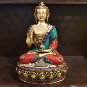 brass buddha stone finish idol hindu god statues pooja items home decor gift buy online india
