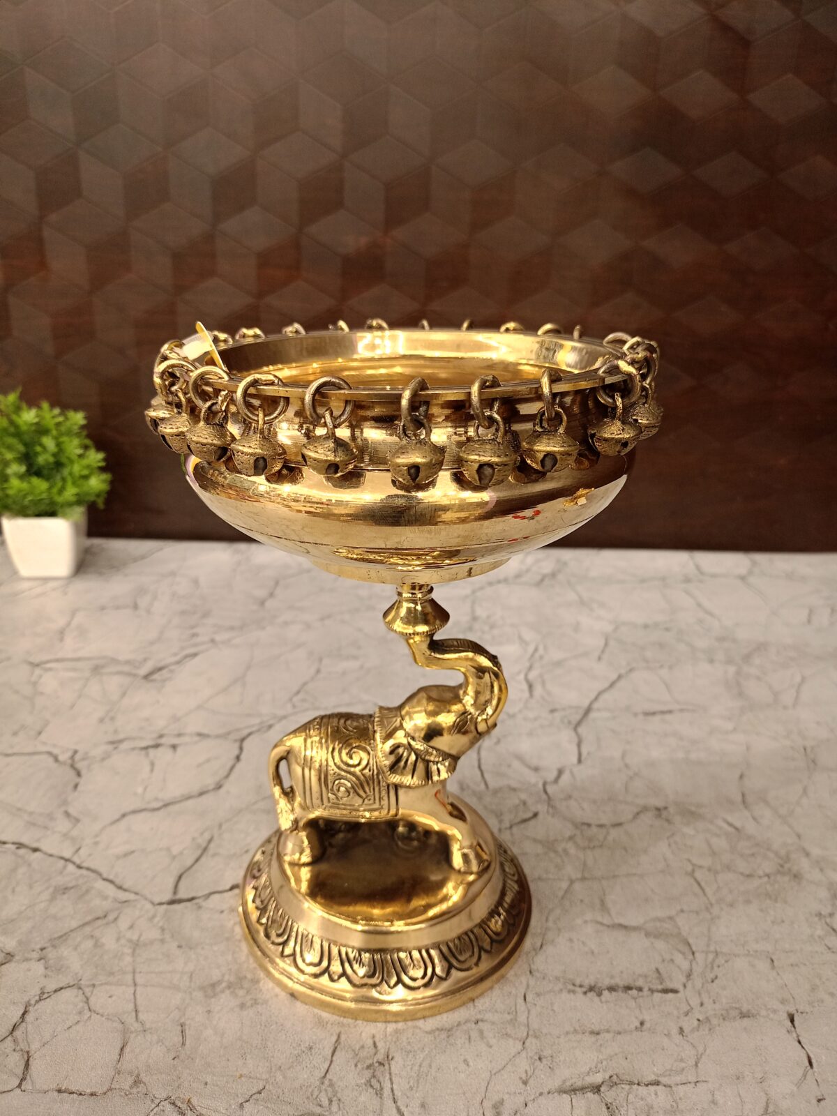 brass elephant uruli pooja gift vgocart coimbatore india1 scaled