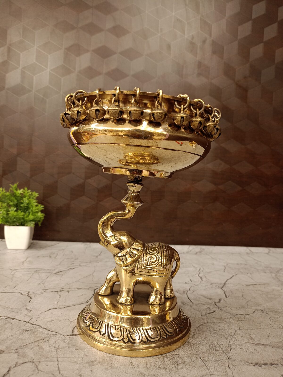 brass elephant uruli pooja gift vgocart coimbatore india3 scaled