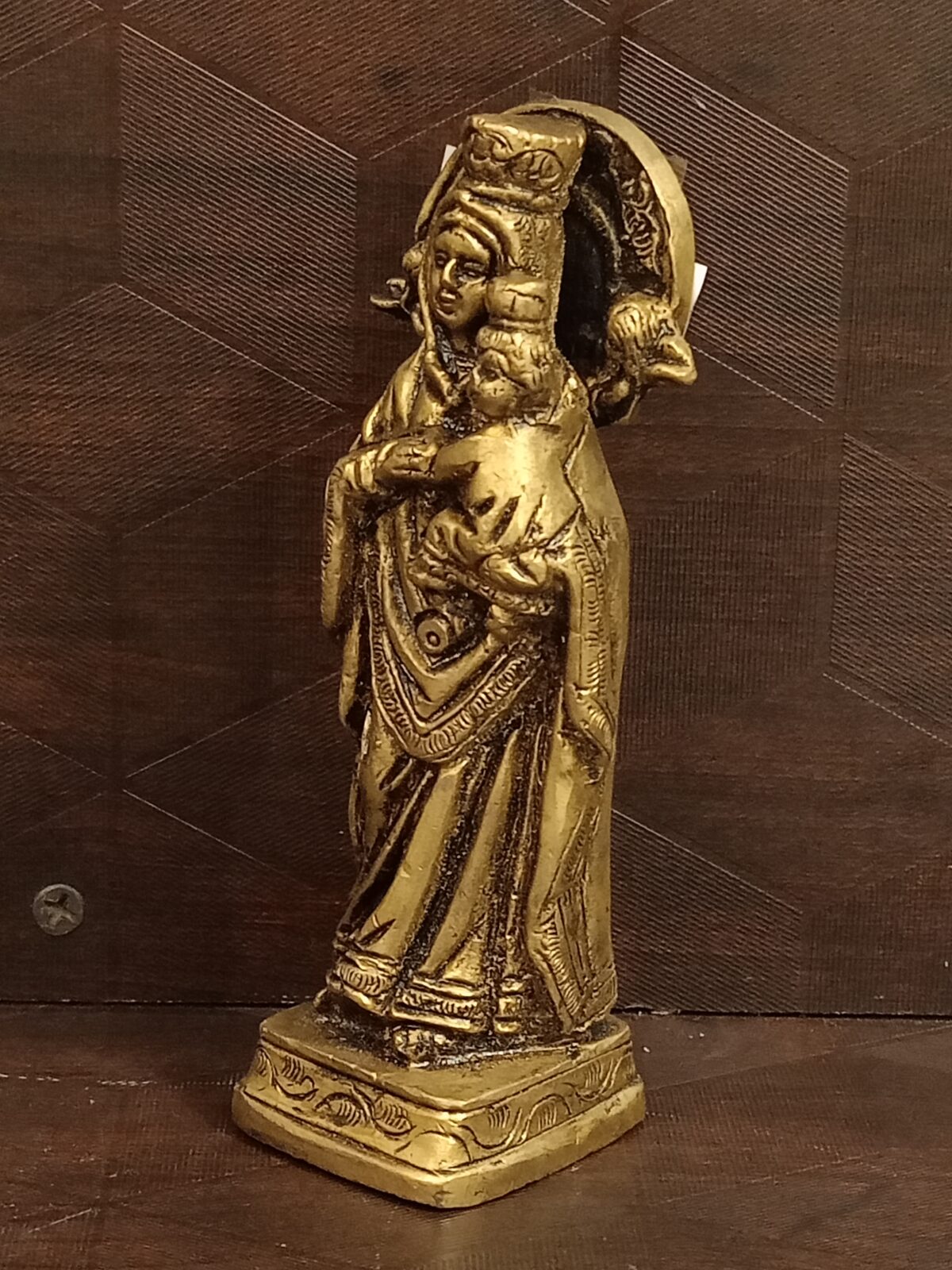 brass holy jesus family standing statue 2 scaled