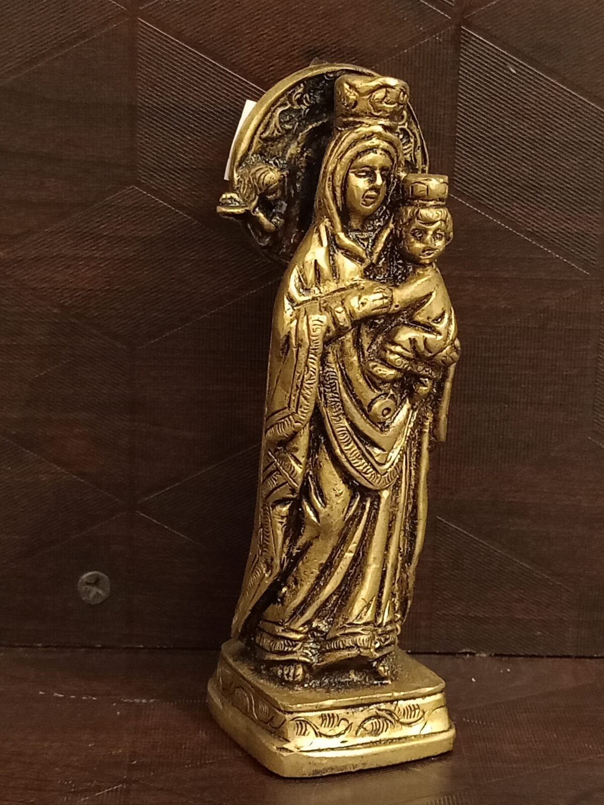 brass holy jesus family standing statue 3 scaled