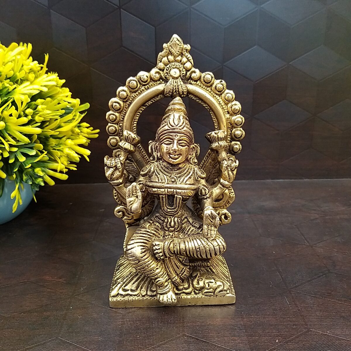Brass Lakshmi With Arch