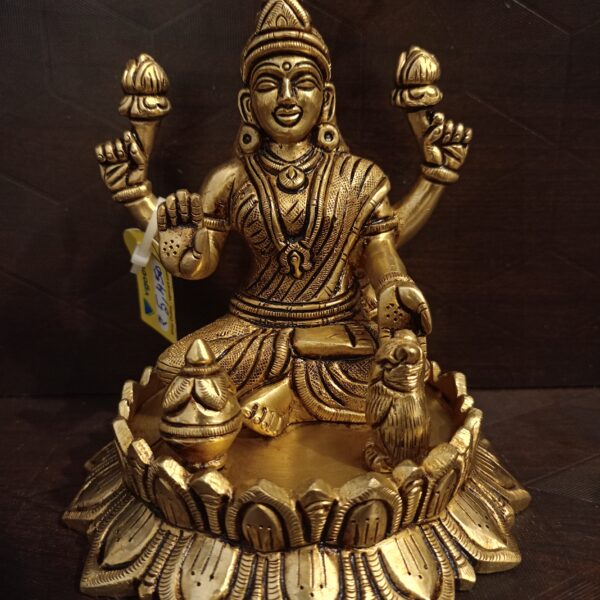 brass mahalakshmi idol pooja gift vgocart coimbatore india
