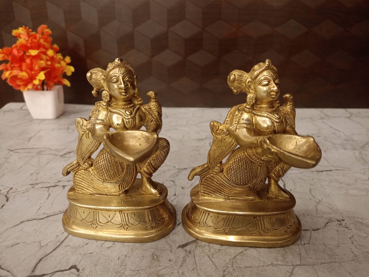 brass paavai diya pooja gift home decor vgocart coimbatore india scaled