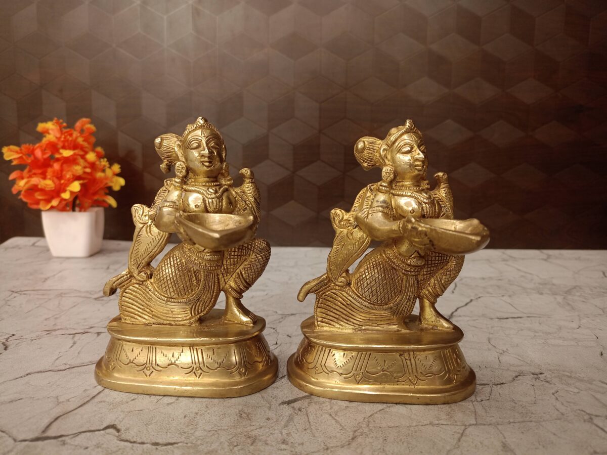 brass paavai diya pooja gift home decor vgocart coimbatore india3 scaled