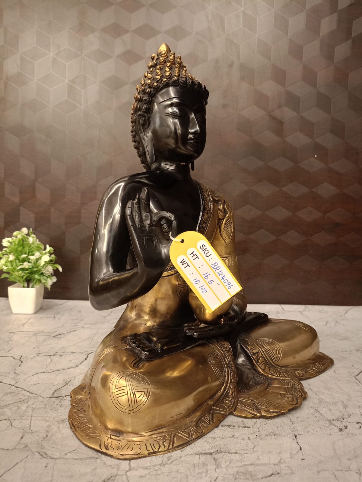 brass balck antique buddha idol pooja gift vgocart coimbatore india2 scaled