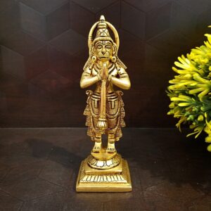 brass hanuman statue small home decor pooja items hindu god idols gift buy online india 10101