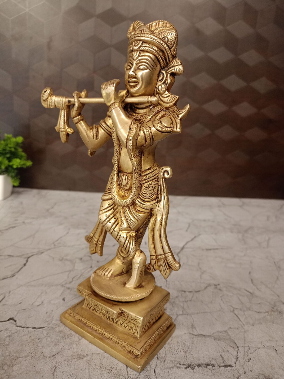 brass krishna idol pooja gift vocart coimbatore india1 scaled