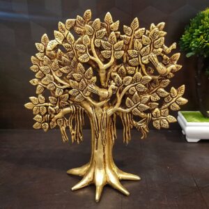 Brass Standing Kalpvriksham Tree Statue