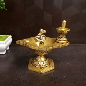 Brass Prodhosa Diya Idol