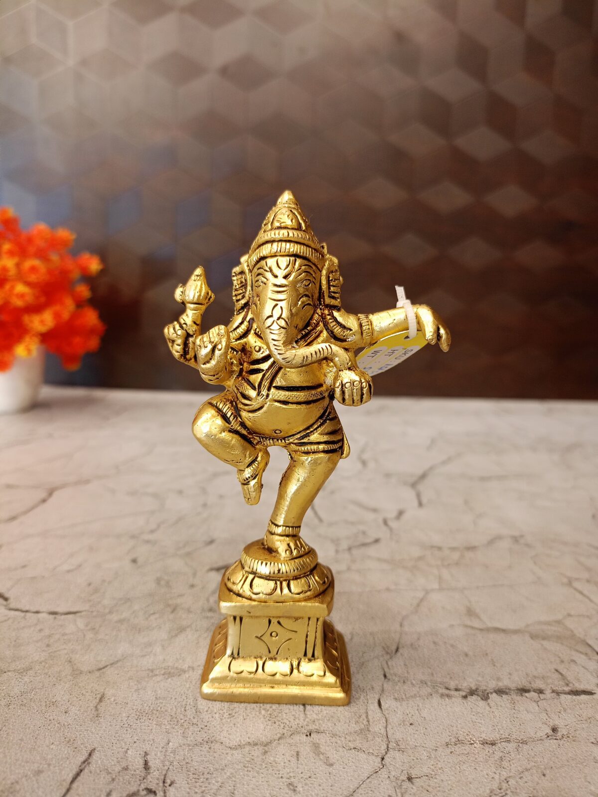 brass dancing ganesha pooja gift vgocart coimbatore india scaled