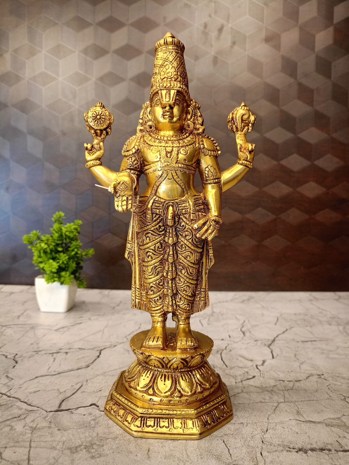 brass god venkatachalapathy idol pooja gift vgocart coimbatore india1 scaled