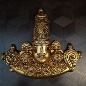 brass perumal balaji face wall hanging home decor pooja items hindu god statues gift buy online india 6052