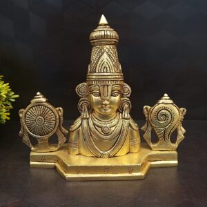 Brass Perumal Balaji On Base Idol Superfine Finish