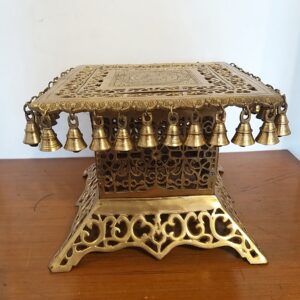 Brass Idol Stand With Bells Big