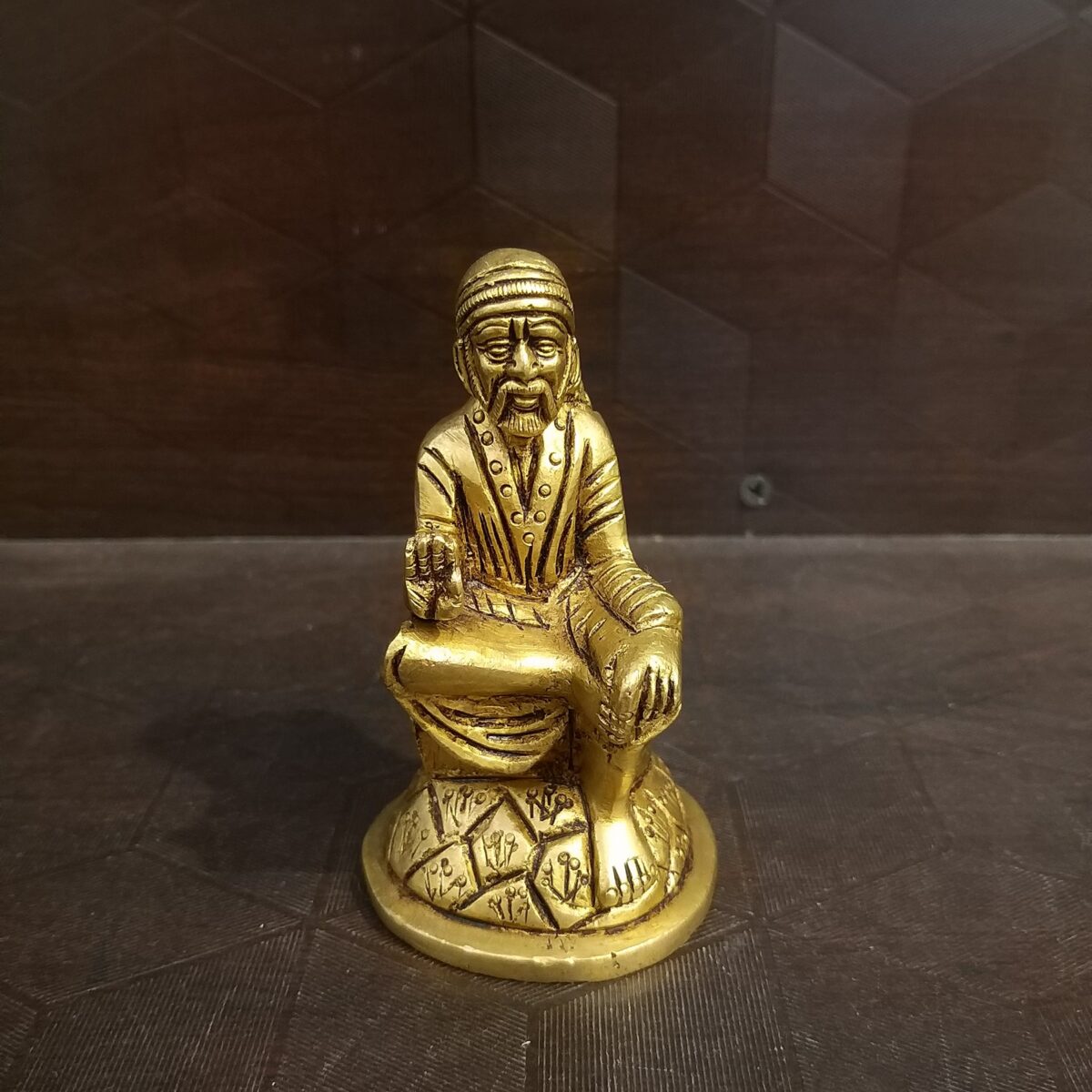 Brass Saibaba Small Idol