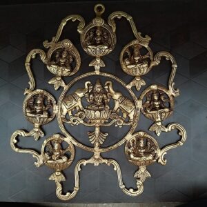 brass ashtalakshmi wall hanging designer idol home decor pooja items hindu god statues gift buy online coimbatore india 10246