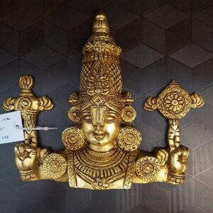 Brass Superfine Perumal Balaji Wall Hanging Idol