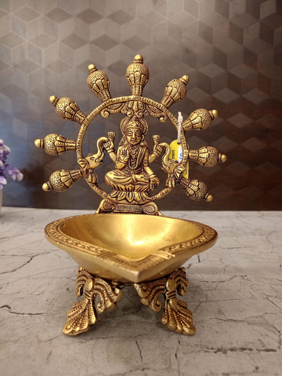 brass gajalakshmi diya pooja gift vgocart coimbatore india2 scaled