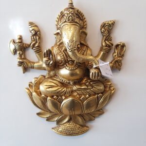 Brass Ganesha Wall Hanging