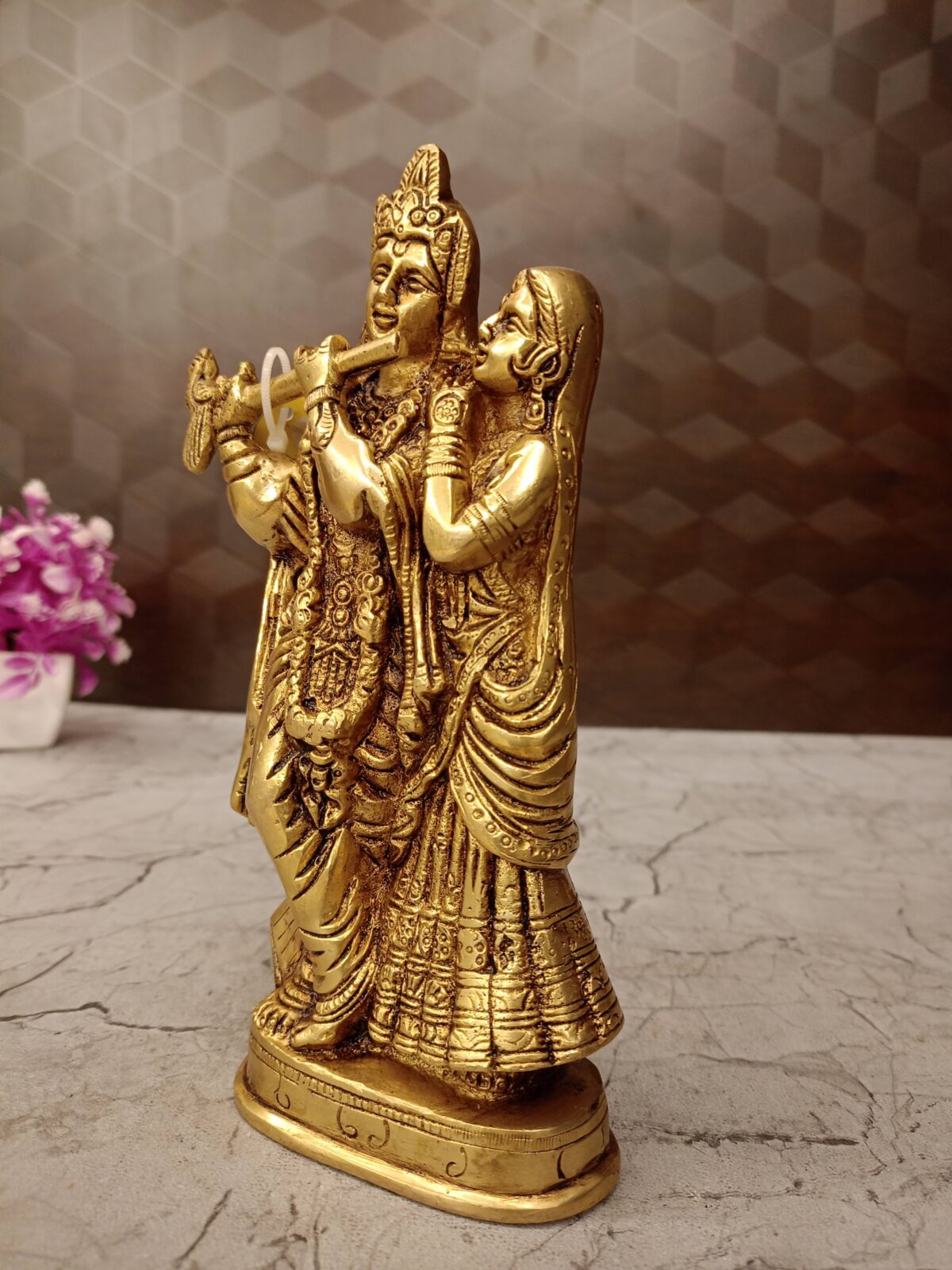 brass radha krishna idol pooja gift vgocart coimbatore india1 scaled
