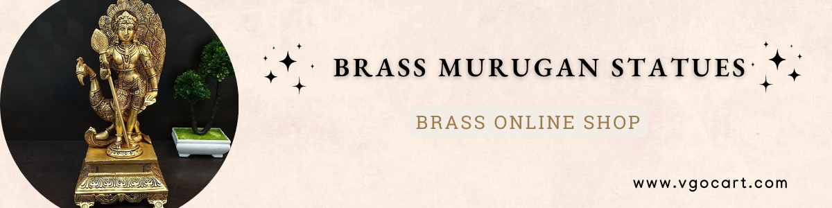 Brass Murugan god statues