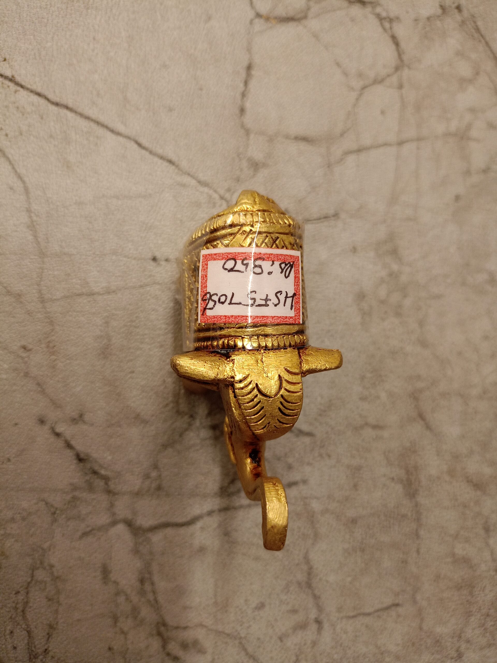 oplus_32 Brass Elephant Small Idol- 2" - Image 3