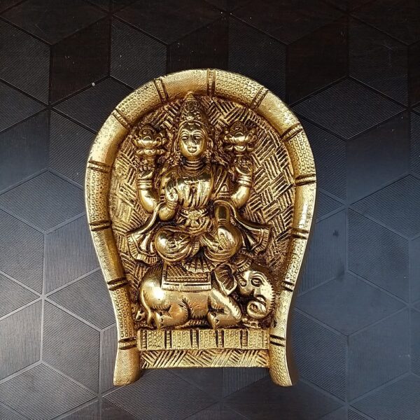 Brass Moram Lakshmi Big Wall Mount