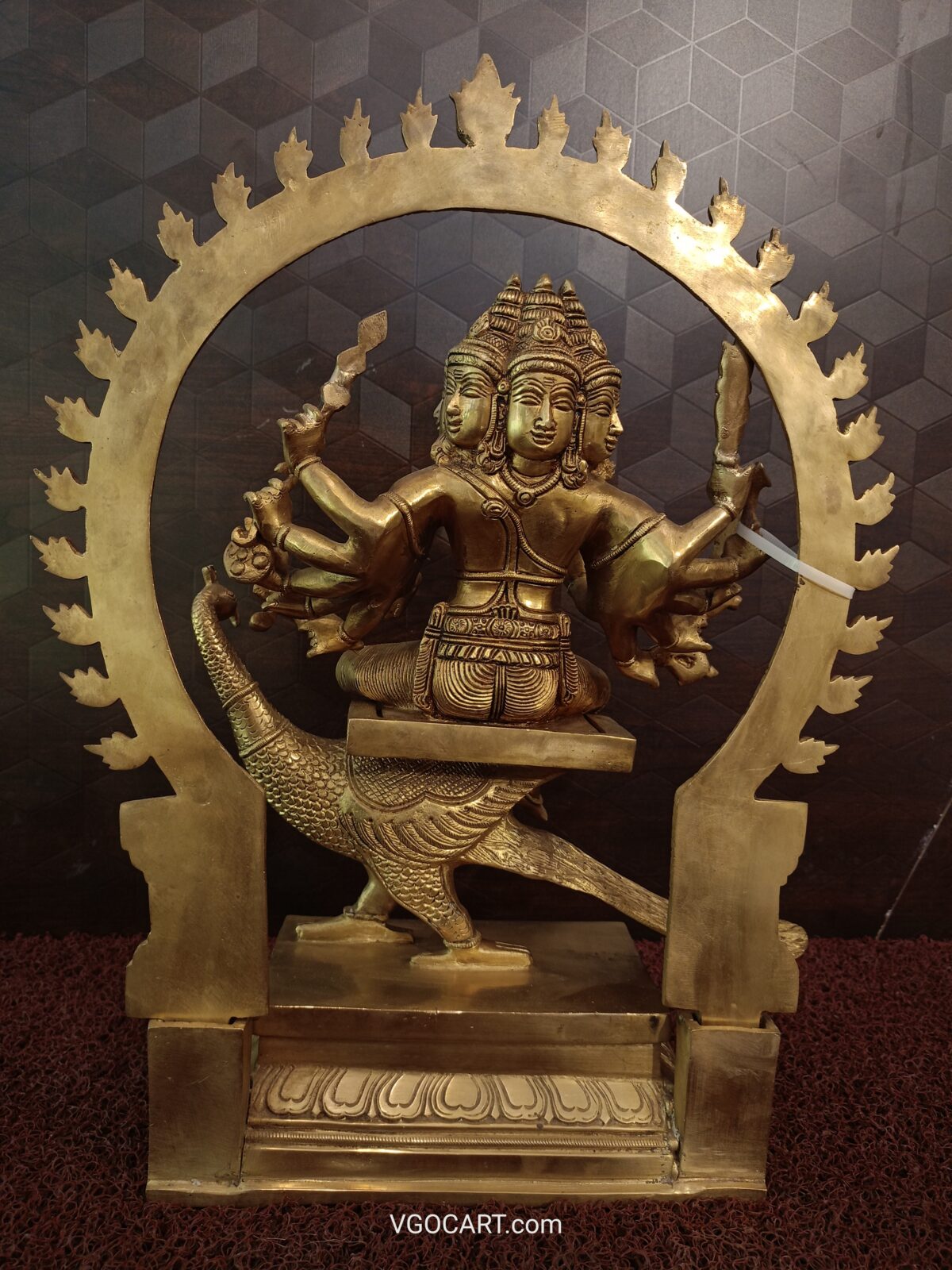 brass shanmugar idol pooja gift vgocart coimbatore india3 scaled
