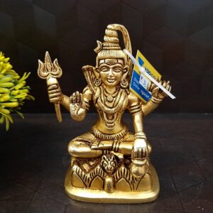 Blessing Lord Shiva Brass Idol