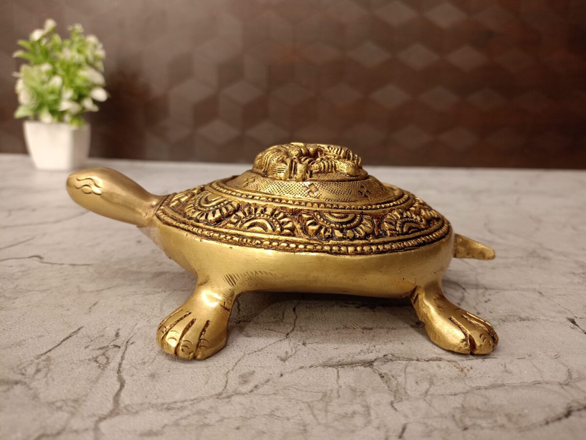 brass tortoise pooja vgocart coimbatore india scaled