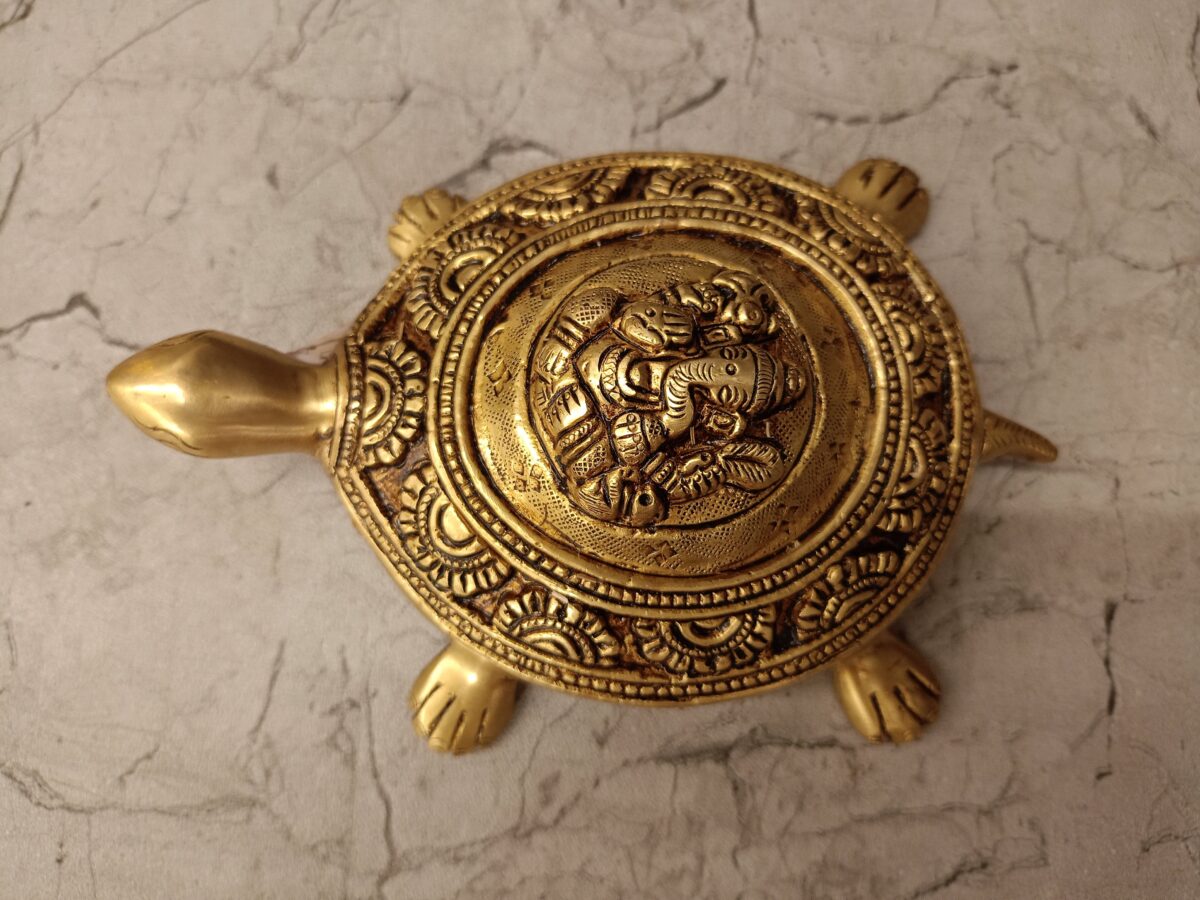 brass tortoise pooja vgocart coimbatore india1 scaled
