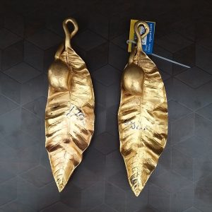 brass mango leaf wall hanging home decor ppoja items gifts buy online india 6125