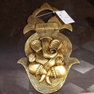 brass ganesha wall mount home decor pooja items gift buy online india