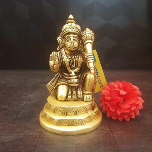brass hanuman statue with tree idol home decor hindu god idols gift buy online india 1