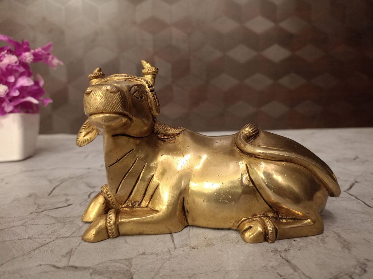 brass nandhi idol pooja gift vgocart coimbatore india1 scaled