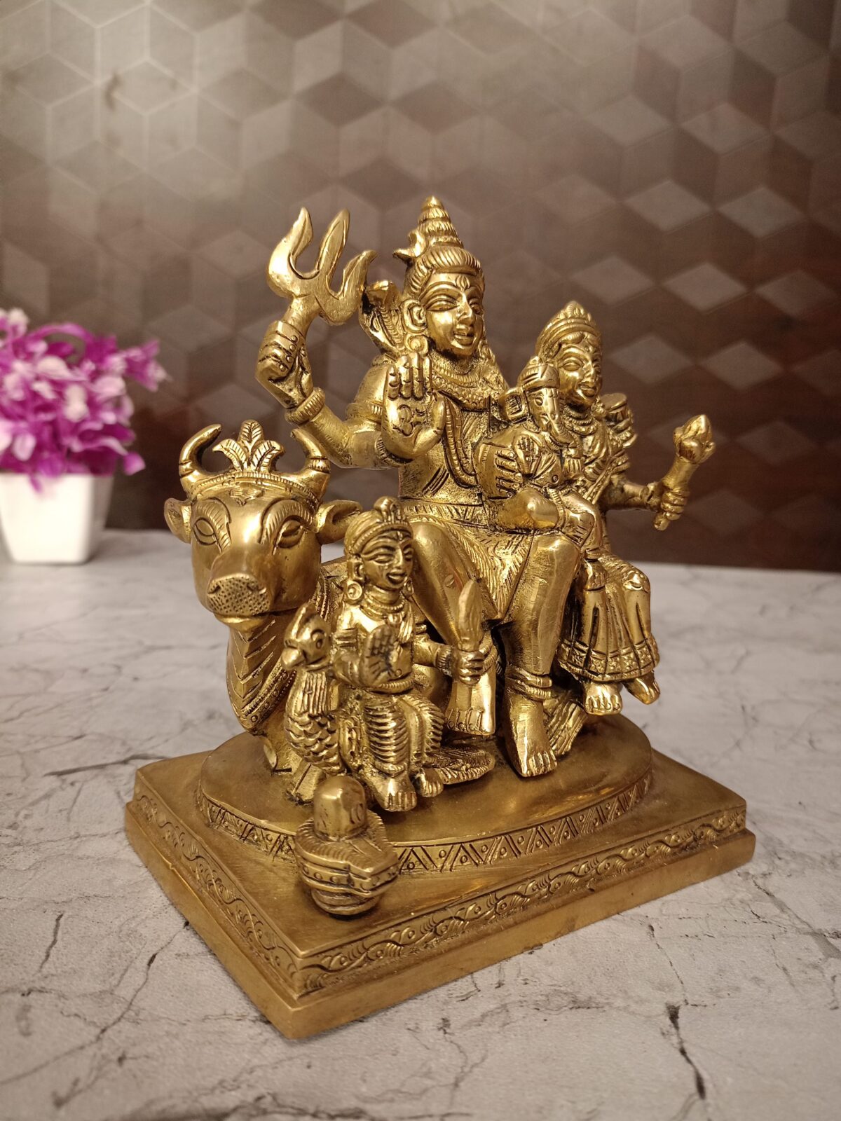 brass shivan family pooja gift vgocart coimbatore india2 1 scaled