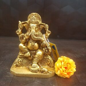 brass sofa ganesha idol small home decor