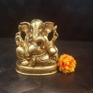 brass sofa ganesha small idol home decor pooja items hindu god idols gift buy online india