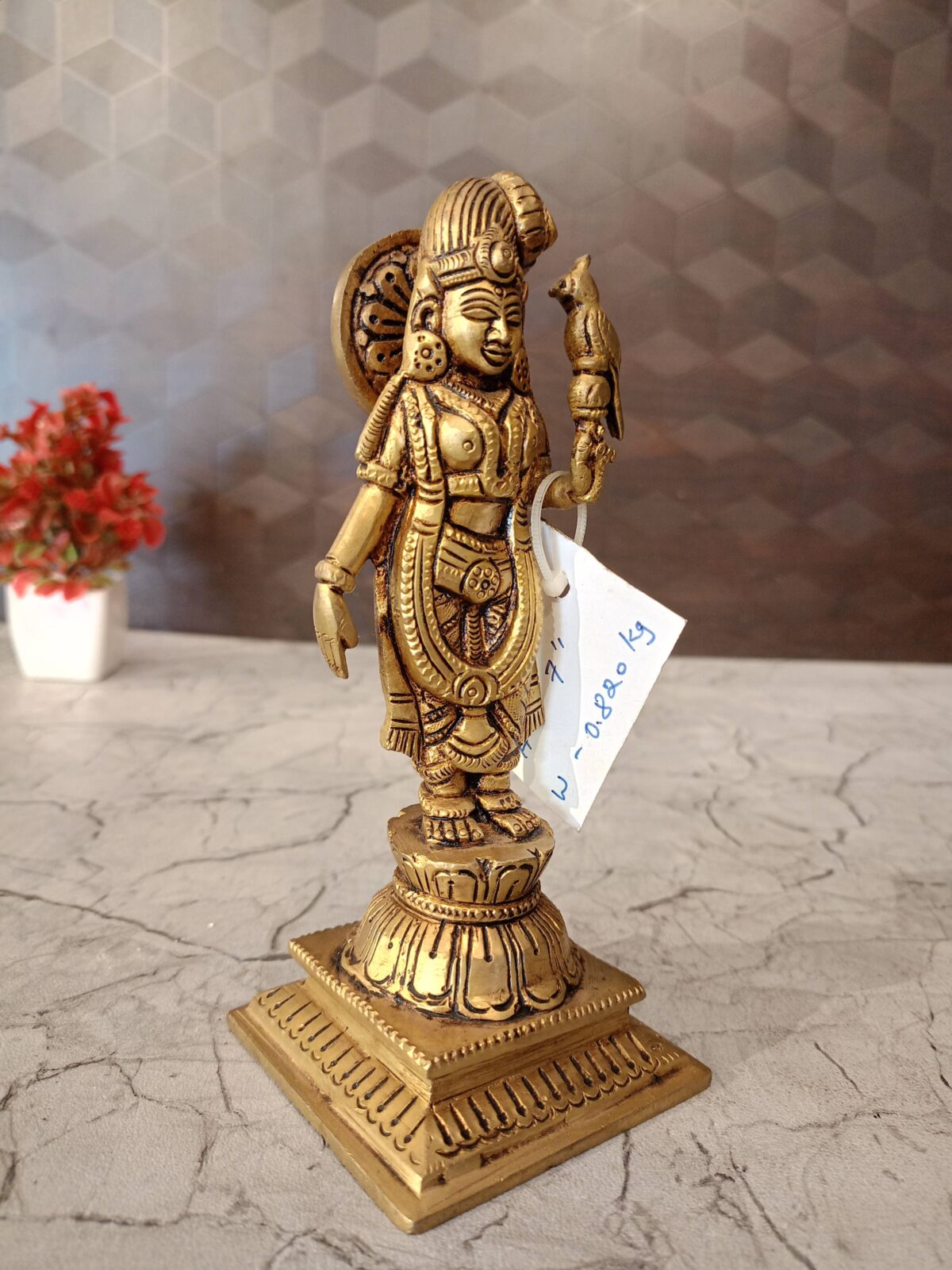brass andal idol pooja gift vgocart coimbatore india1 scaled