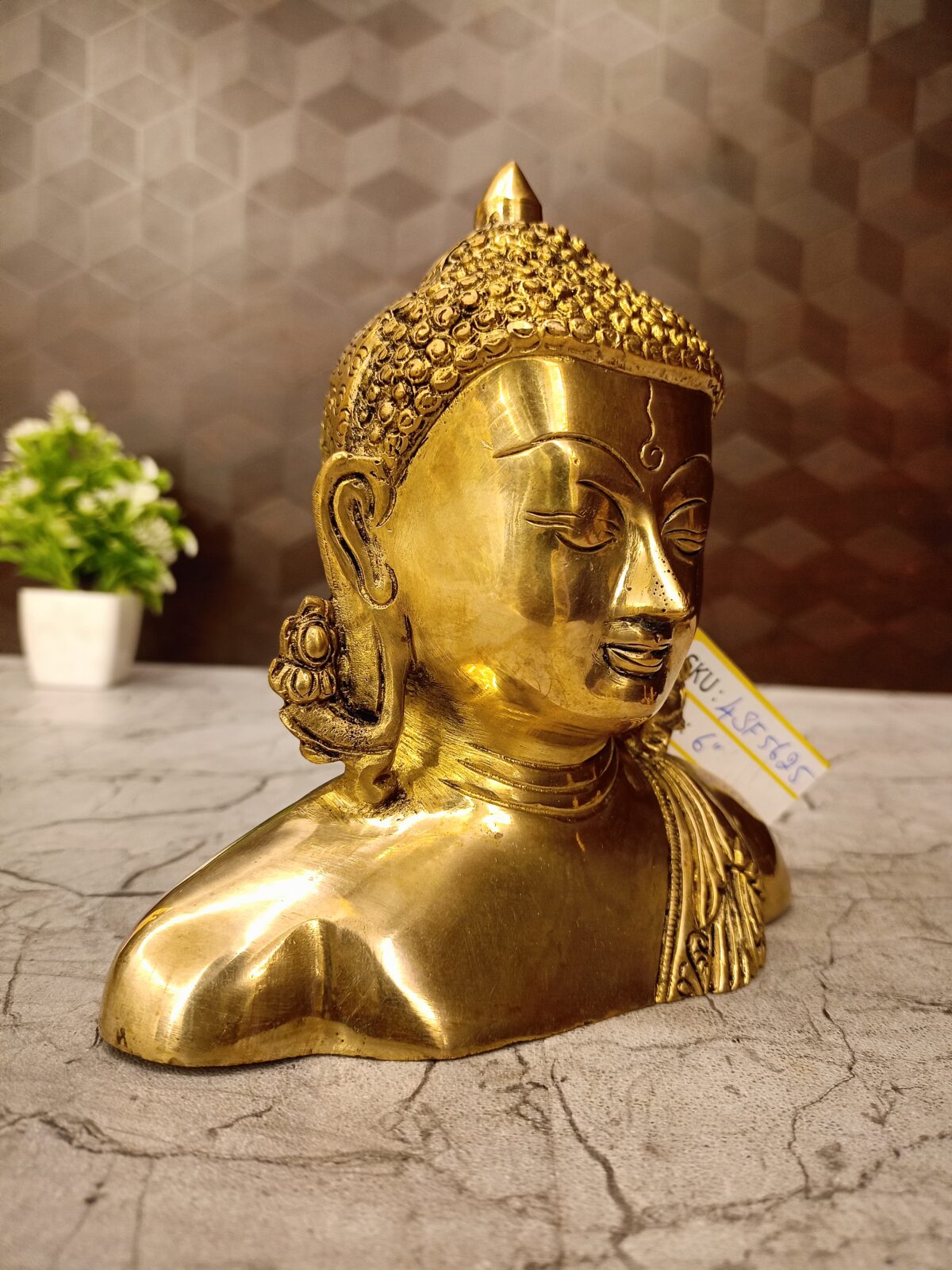 brass half buddha gift vgocart coimbatore india2 scaled