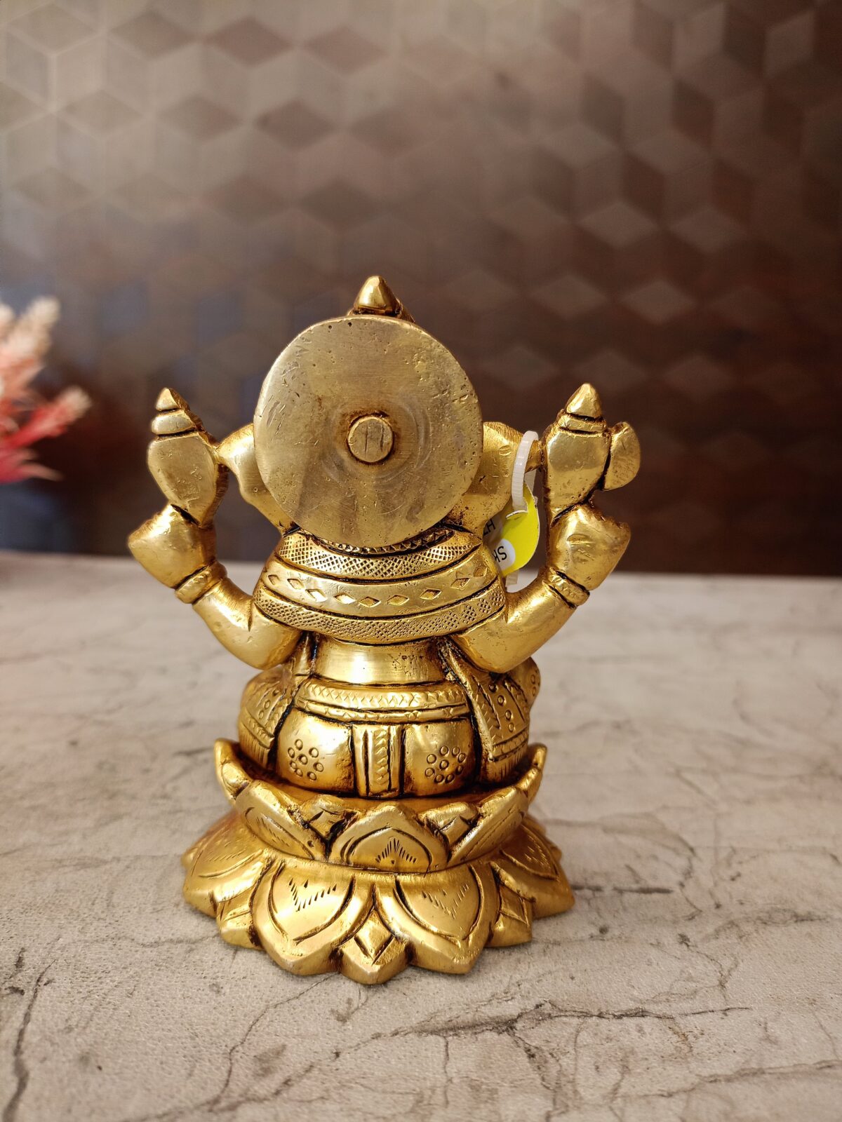 brass lotus base ganesha pooja gift vgocart coimbatore india4 scaled