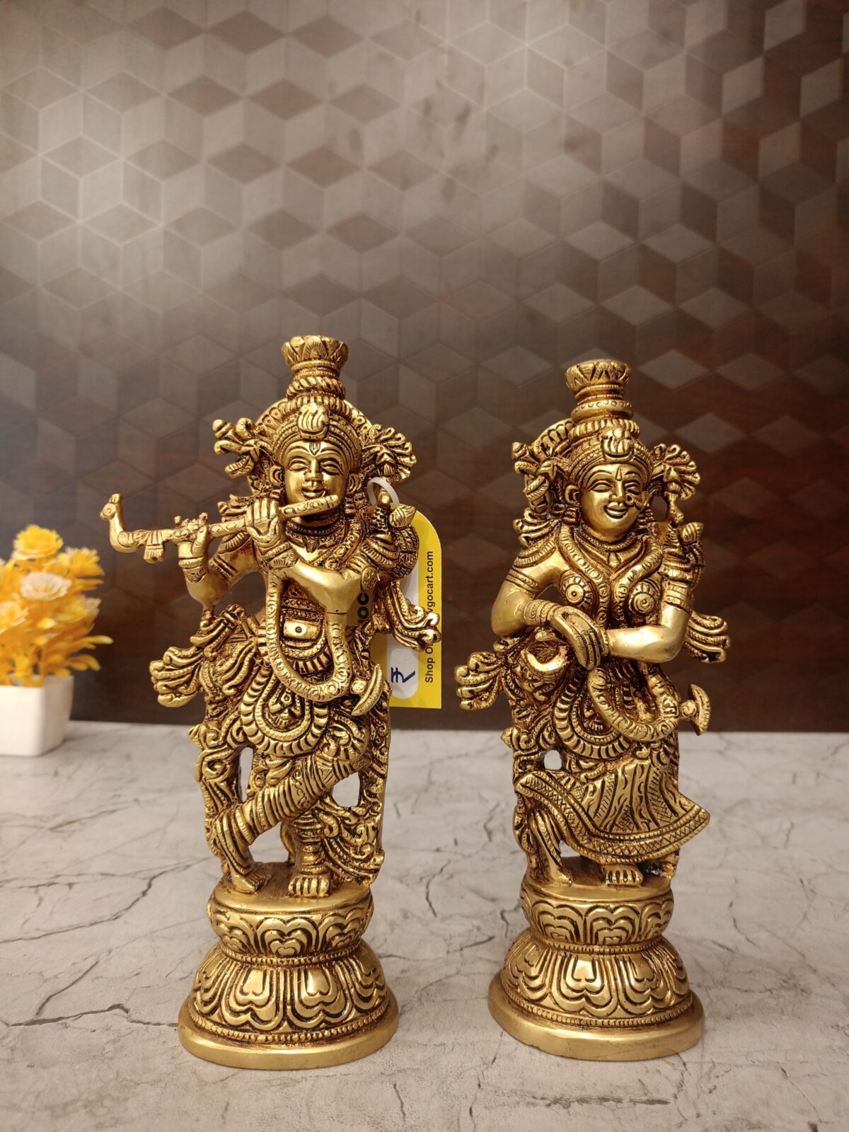 brass radha krishna idol pooja gift vgocart coimbatore india 1 scaled