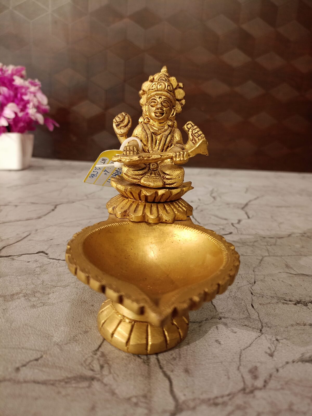 brass saraswathi idol pooja gift vgocart coimbatore india scaled