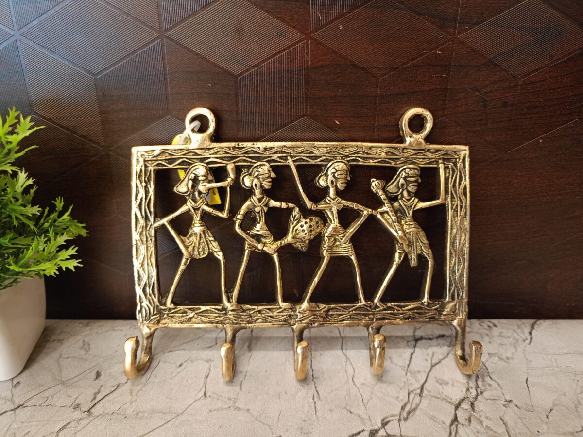 brass trible key holder gift wall mount vgocart coimbatore india1 scaled
