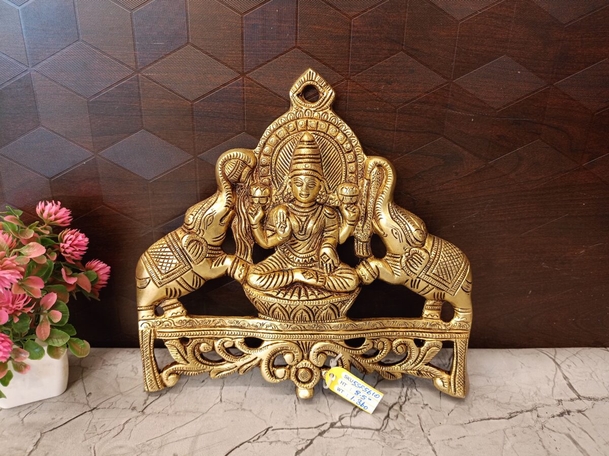brass gajalakshmi wall mount pooja gift vgocart coimbatore india1 scaled