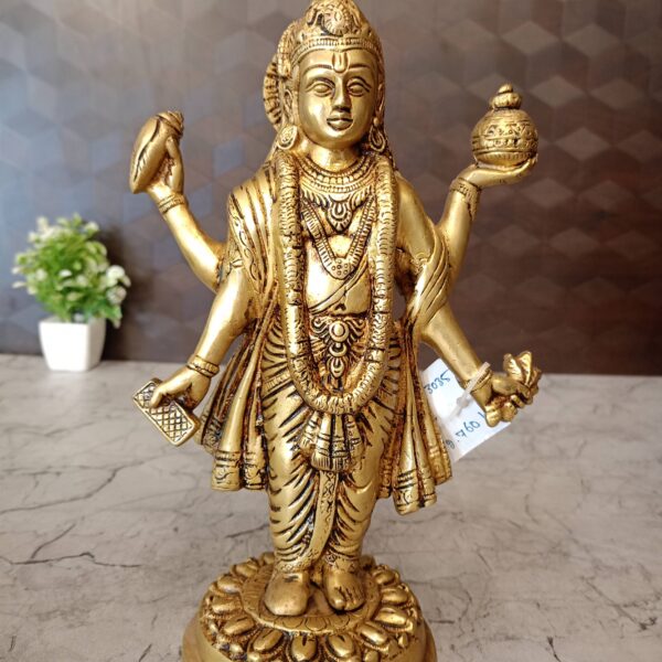 brass dhanvantri iodl pooja gift vgocart coimbatore india